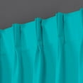 thumbnail image 2 of Homi Drapes Double Pinch Pleated Blackout Curtains Thermal Insulated Room Darkening Drapes for Bedroom/Livingroom Along with 2 Panels,Tiebacks,Hooks (Aquamarine Blue, 30"x108"), 2 of 5