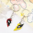 thumbnail image 4 of 2pcs Marvel Movie Deadpool & Wolverine Necklace Best Friends Set Split Heart Matching Pendant Keychain for Fans Accessories Gift, 4 of 5