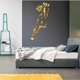 thumbnail image 3 of SilverGalloping Horse Mirror Wall Sticker Diseño creativo moderno Tatuajes de pared 3d Acrílico, 3 of 5
