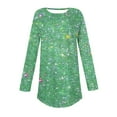 thumbnail image 5 of FAIWAD FAIWAD Long Sleeve Tunic Tops for Womens Round Neck Trendy Lightweight Plus Size Pullover Tops, 5 of 5