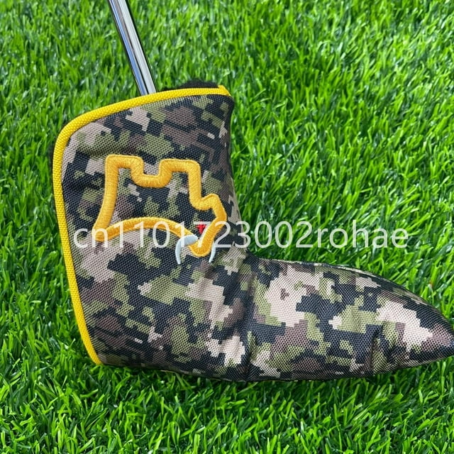 Little Sun Design Camouflage Putter Headcover - L-Style Mallet Cover for Golf Clubs, Premium Protection GRF018-1PCS