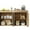 Brown, variant on Dextrus Buffet Sideboard Cabinet, Farmhouse Kitchen Storage Cabinet with Doors and Shelves, White