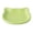green, variant on Cat Head Shaped Pet Bowl Shallow Whisker Friendly Plastic Dish For Dry And Wet Food