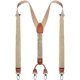 thumbnail image 2 of 2pcs Mens Y-shaped Wide Heavy Duty Suspenders With 4 Metal Clips Adjustable Elastic Straps(black+white), 2 of 4