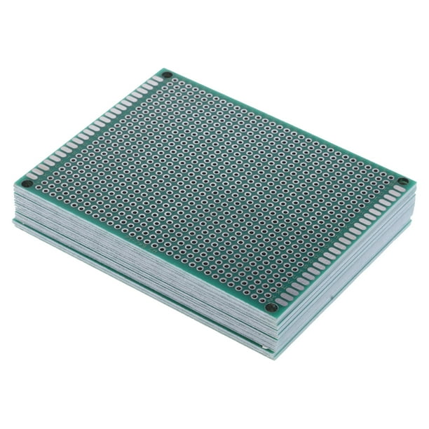 Placa de prototipo de 10 unids / set, placa de circuito impreso de doble car placas , placa de pruebas Los 6x8CM Macarena Tableros de prototipos de doble cara