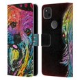 thumbnail image 1 of Head Case Designs Officially Licensed Dean Russo Dogs Yorkie Leather Book Wallet Case Cover Compatible with Google Pixel 4a, 1 of 6