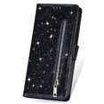 thumbnail image 4 of Case for FOXDOCK iPhone 15 Pro Glitter Zipper Wallet Case with Short Hand Strap, 4 of 4