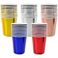thumbnail image 1 of Vasos de cartón desechables NQ 50 piezas Vaso de papel DIY Cumpleaños Navidad Boda Fiesta 250 ml, 1 of 5