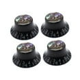 thumbnail image 3 of 4 Sets Rotary Knobs Volume Tone Control Universal Cap PP Construction for Electric Guitar Musicians, 3 of 9