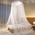 thumbnail image 2 of Mosquitera para cama con dosel para niñas, desde el techo, cúpula, mosquitera, tienda de campaña, dosel para niñas, decoración de cama para cuna de bebé, cama para niños y camas para adultos, 2 of 5