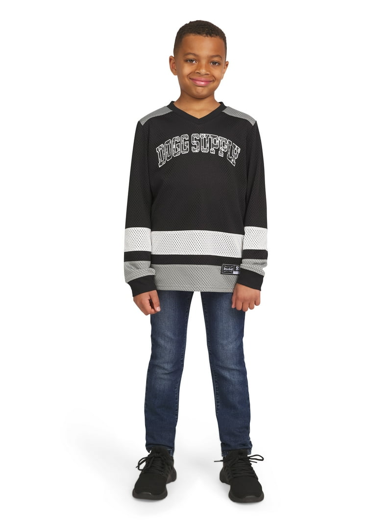 Dogg Supply V-Neck Mesh Hockey Jersey - Snoop Dogg Design