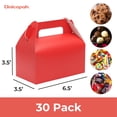 thumbnail image 2 of Cajas para regalos para fiestas UnicoPak Red Gable, 30 unidades, 2 of 7