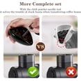 thumbnail image 4 of ZOUSSIQI Coffee Bean Dosing Cup and Spray Bottle Set, Coffee Bar Accessories, Ceramic Dosing Vessel Tray Kit with 6 Needles Espresso Distribution Tools Single Dose Measuring Tray Kit CA919-65076, 4 of 7