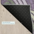 thumbnail image 5 of Addison Rugs Chantille Indoor/Outdoor Contemporary Mid-century Modern Plum Machine Washable Rectangle Rug, 3' x 5', 5 of 8