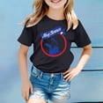 thumbnail image 2 of XDZJLR T-Shirt pour Filles Imprimé Coloré Carnaval Col Rond Manches Courtes 6-7 Ans, 2 of 4
