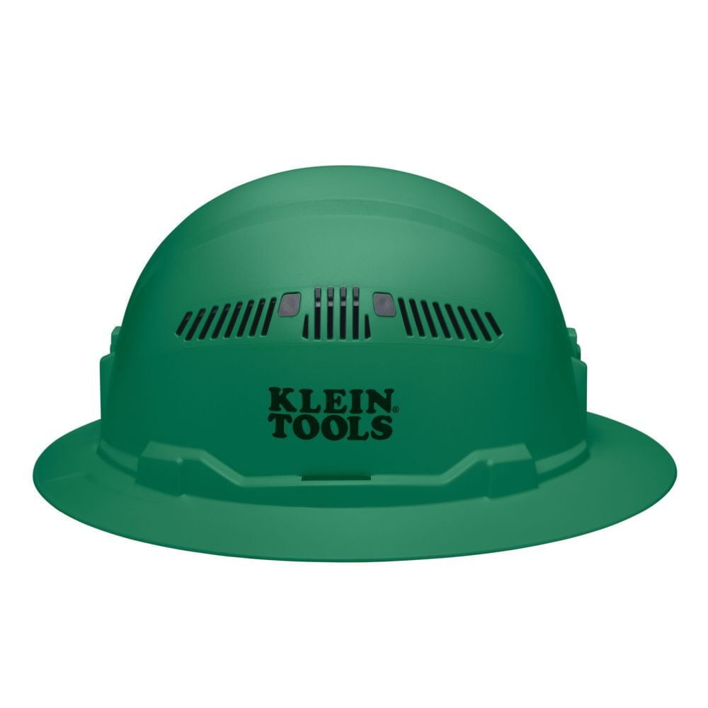 Klein Tools Full Brim Style Vented Hard Hat Green