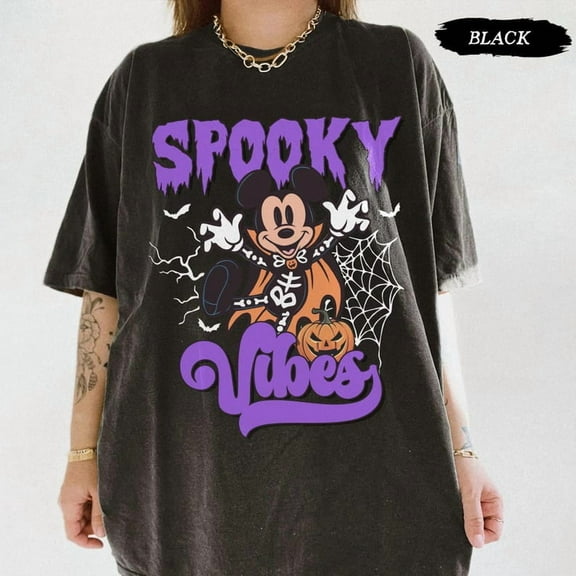 Vintage Spooky Mickey Skeleton Halloween Shirts, Mickey Skeleton Shirt, Disney Matching Family Tee, Disneyland Halloween Trip