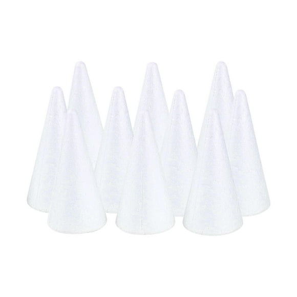 Foam Cone Craft Diy Kid Painting Crafts Widely Usage Party Supply Accessories 73mm 10Pcs