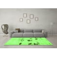 thumbnail image 3 of Ahgly Company Indoor Rectangle Solid Green Modern Area Rugs, 8' x 10', 3 of 4