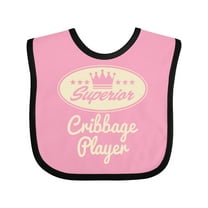 Inktastic Cribbage Player Vintage Superior Boys or Girls Baby Bib