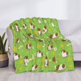 thumbnail image 3 of Fotbe Guinea Pigs Manta de Franela con Estampado, Manta Ultrasuave para Cama, Sofá, Auto, Hipoalergénica y Antibolitas-80"x60", 3 of 6
