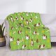 thumbnail image 3 of Fotbe Guinea Pigs Manta de Franela con Estampado, Manta Ultrasuave para Cama, Sofá, Auto, Hipoalergénica y Antibolitas-60"x50", 3 of 6