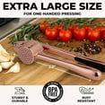 thumbnail image 3 of Zulay Kitchen Garlic Press Set, Easy to Squeeze Garlic Mincer with Peeler & Cleaner, 3 of 8