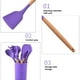 thumbnail image 4 of Cocina Herramientas de cocina Conjunto Silicona Madera Manejo Pincel de aceite Spaghetti Claw Hornear Hogar Cocina Accesorios Negro 12 piezas Sweethay HA028300-08, 4 of 7