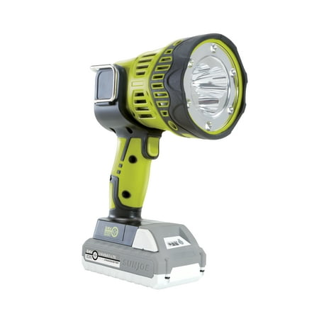 Sun Joe - 24-Volt iON+ Handheld Flashlight/Spotlight/Flood Kit - Green