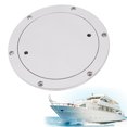 thumbnail image 5 of 6in Deck Plate Inspection Hatch 316 Stainless Steel Deck Plate Access for Boats Marine, 5 of 12