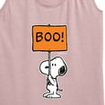 thumbnail image 3 of Peanuts - Snoopy Boo Sign - Women's Racerback Tank Top, 3 of 6
