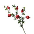 thumbnail image 1 of Chendee 1Pcs Fake Flowers Simulation Persimmon Pomegranate Autumn Fruit Branch Decor,Red Pomegranate, 1 of 9