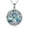 Compass, variant on Tree of Life Necklace Sterling Silver Jewish Hebrew Chai Pendant Abalone Shell Celtic Jewelry Gifts for Women Men