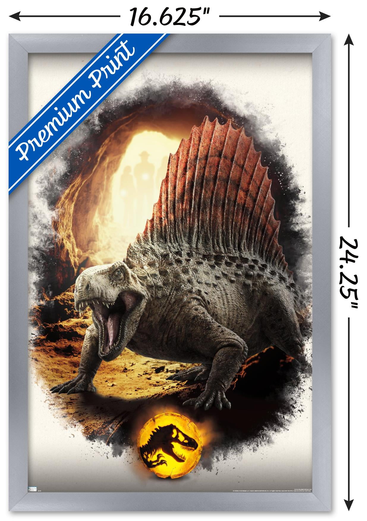 Jurassic World: Dominion - Dinosaur Spotted Here Wall Poster, 22.375 x 34