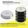 thumbnail image 6 of 4/CP300H 4.8V 300mAh NiMH Battery for RTC, MBU, Batery Timer, Senors, Metering, 6 of 6