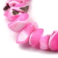 thumbnail image 3 of Natural Trochid Shell/Trochus Shell Beads Strands Dyed Hot Pink 5-22x7-15x3-8mm Hole: 1.2mm 65-70pcs/strand 14.69-15.35''(37.3-39cm), 3 of 4