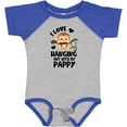thumbnail image 3 of Inktastic Monkey I Love Hanging out with My Pappy Boys or Girls Baby Bodysuit, 3 of 5