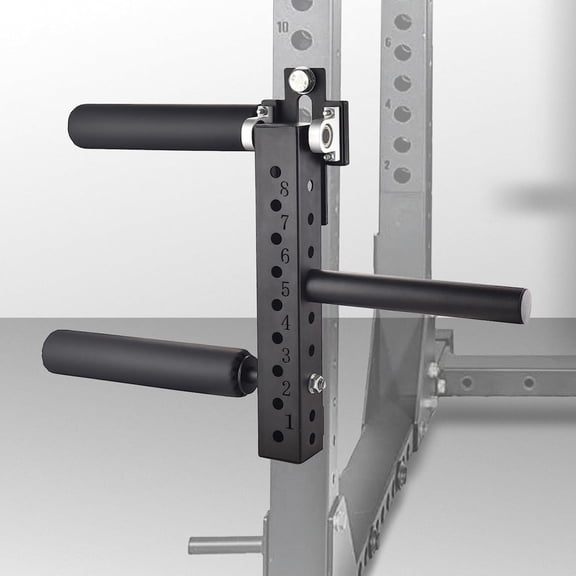 Adjustable Leg Extension and Curl Machine Squat Rack Attachment - Max Load 264lbs Squat Racks with 18mm Holes