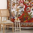 thumbnail image 5 of Popular Handicrafts Tapestry Wall Hanging Tree of Life Hippie Mandala Bohemian Hippy Kaleidoscopic Intricate Floral Design Indian Tapestries Bedspread, 5 of 7