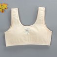 thumbnail image 1 of Sujetador deportivo para niñas, estilo chaleco de algodón de doble capa, corsé coreano para estudiantes de secundaria, 12 estudiantes, 16 años, 1 of 6