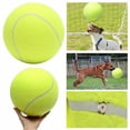 thumbnail image 2 of Pelota de tenis grande de 24 cm, inflable, para actividades de tenis, regalo, juguete para mascotas, pelota masticable de 9,5 pulgadas, 2 of 8
