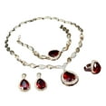 thumbnail image 3 of Conjunto de joyas de Aleación Bling Bling con Diamantes de imitación para mujer, 3 of 14