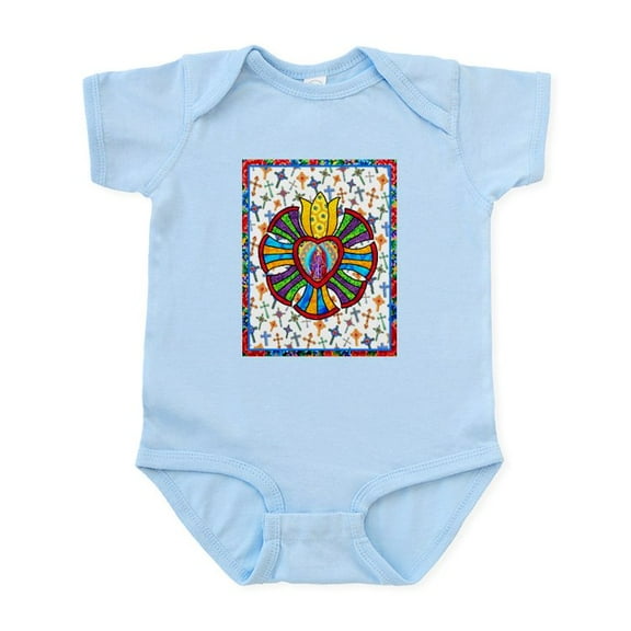 CafePress - Guadalupe Red Milagro Infant Bodysuit - Baby Light Bodysuit, Size Newborn - 24 Months