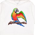 thumbnail image 3 of Inktastic Harlequin Macaw Parrot Toddler Hoodie, 3 of 4