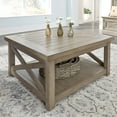 thumbnail image 1 of Homestyles Mountain Lodge Wood Coffee Table in Gray, 1 of 28