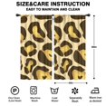 thumbnail image 2 of Blackout Kids Curtains,Gold and Brown Of Leopard Print Childrens Insulated Curtains Set Of 2,Bedroom Essentials,Toddler Room Decor 42"x84", 2 of 5