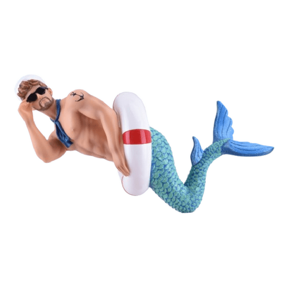 December Diamonds 55-55436 Merman Ornament, Big Tube