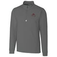 thumbnail image 2 of Men's Cutter & Buck Bobby Bowden Gray Florida State Seminoles Big & Tall Traverse Stretch Quarter-Zip Pullover Top, 2 of 3