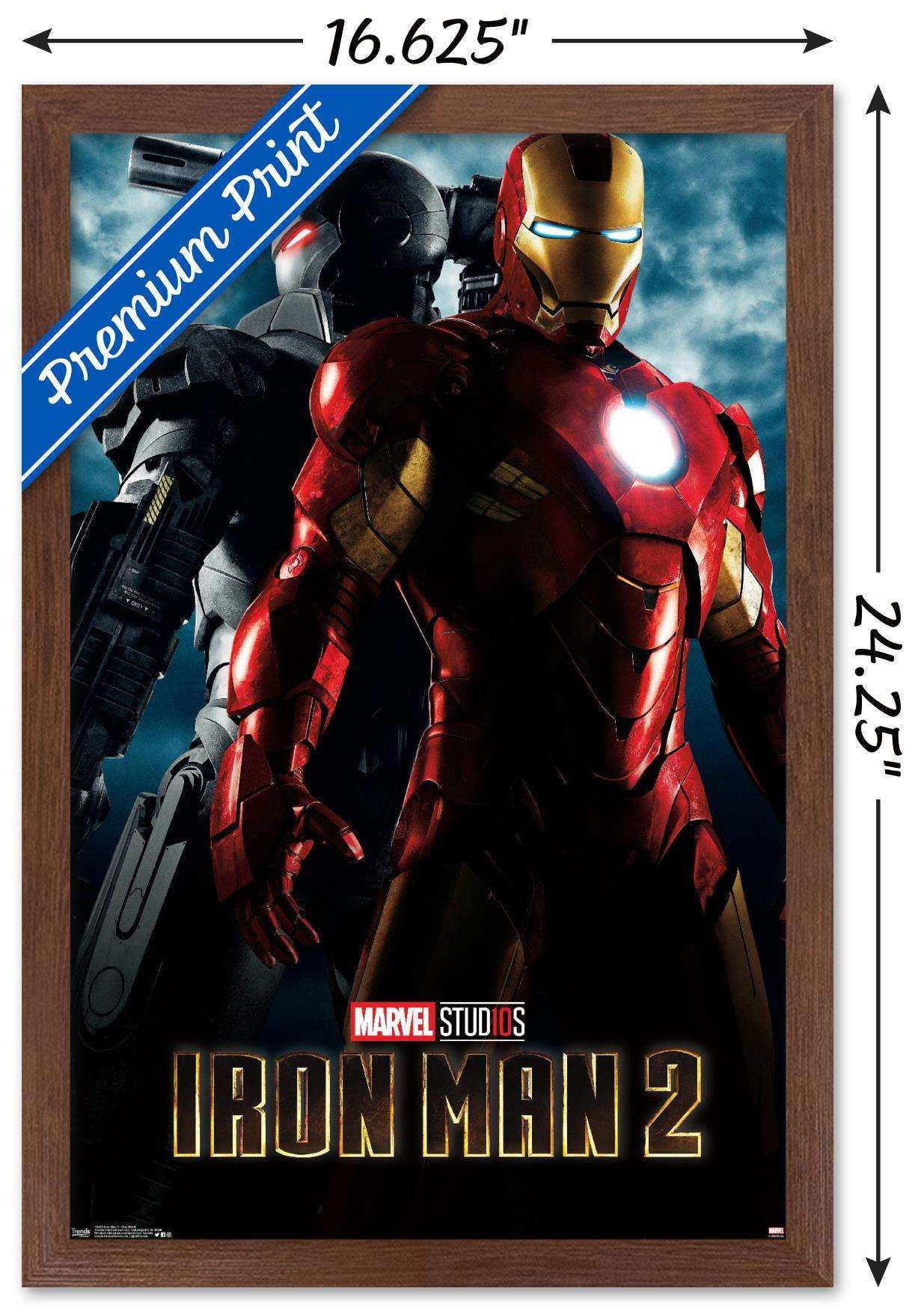Marvel Cinematic Universe - Iron Man 2 - One Sheet Wall Poster, 14.725" x 22.375", Framed