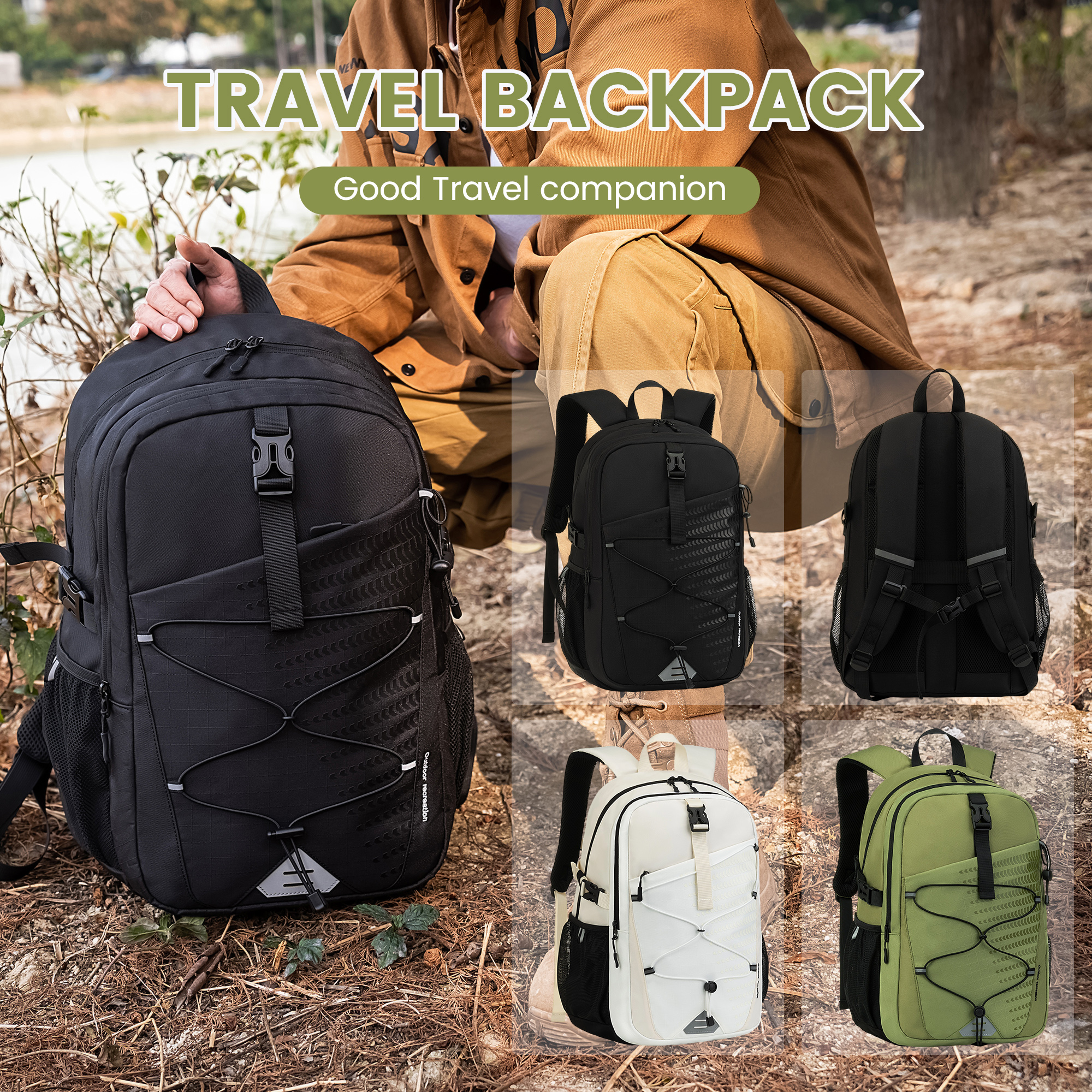 Smicure Water Resistant Travel Backpack photo 3